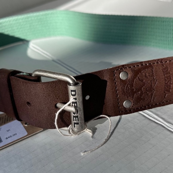 Diesel leather combined belt size 85/34 NWT made in Italy - Picture 5 of 12